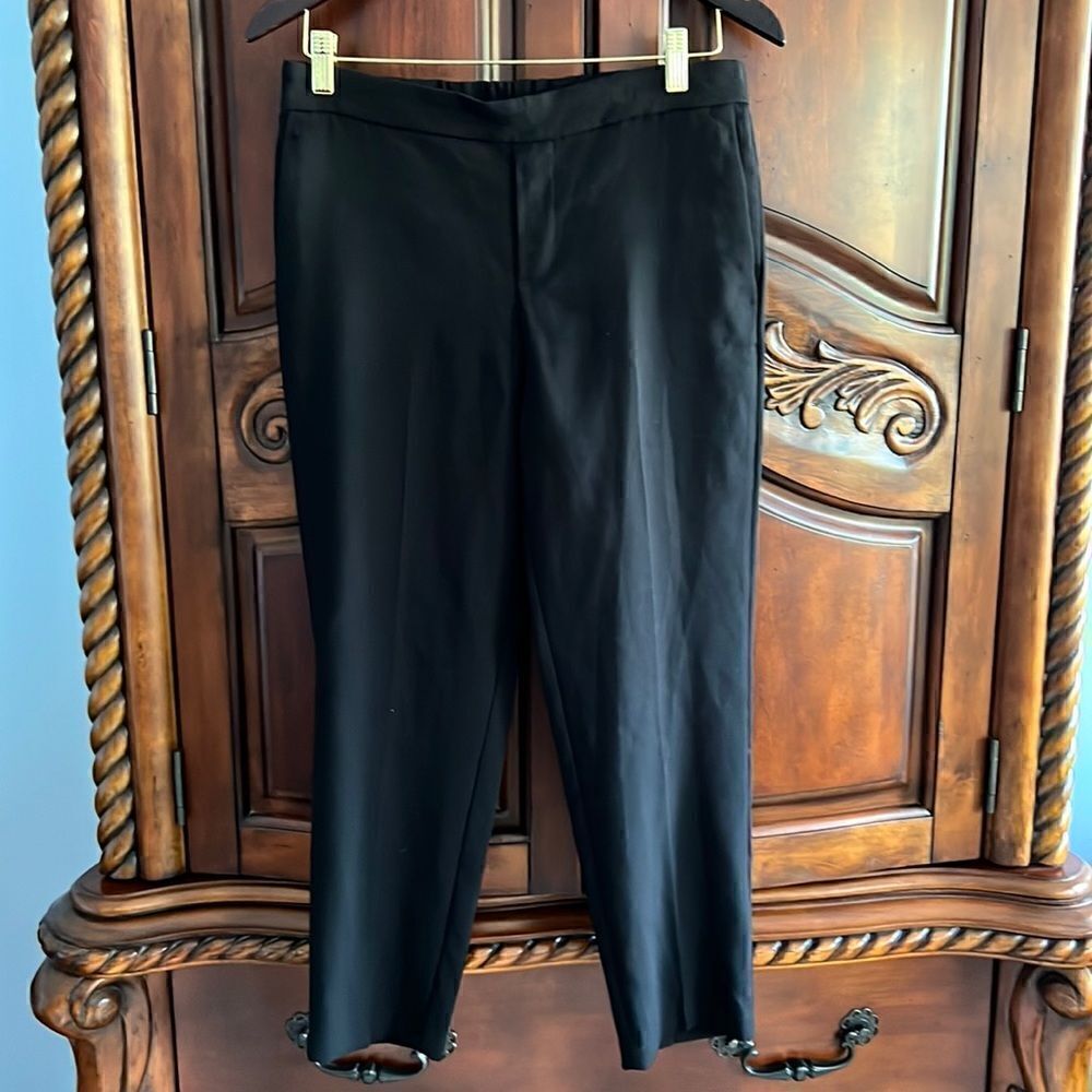 Old Navy twill black pants- size 6